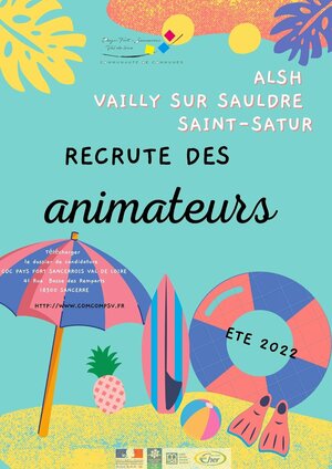 RECRUTEMENT ANIMATEUR 